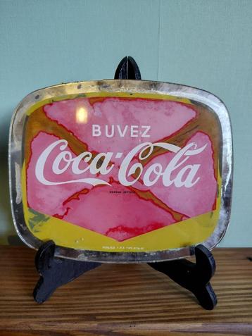 Vintage ovale reclame spiegel Coca-Cola beschikbaar voor biedingen
