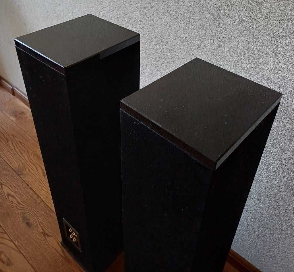 Set Impulse 26 luidsprekers met marmer afwerking, Audio, Tv en Foto, Luidsprekers, Zo goed als nieuw, 120 watt of meer, Front, Rear of Stereo speakers