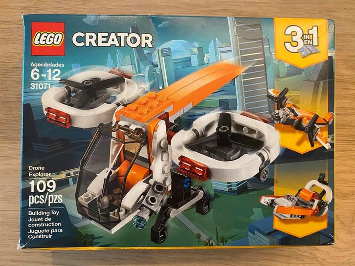 Lego Creator 31071 Drone Explorer - 3-in-1!, Kinderen en Baby's, Speelgoed | Duplo en Lego, Zo goed als nieuw, Lego, Complete set