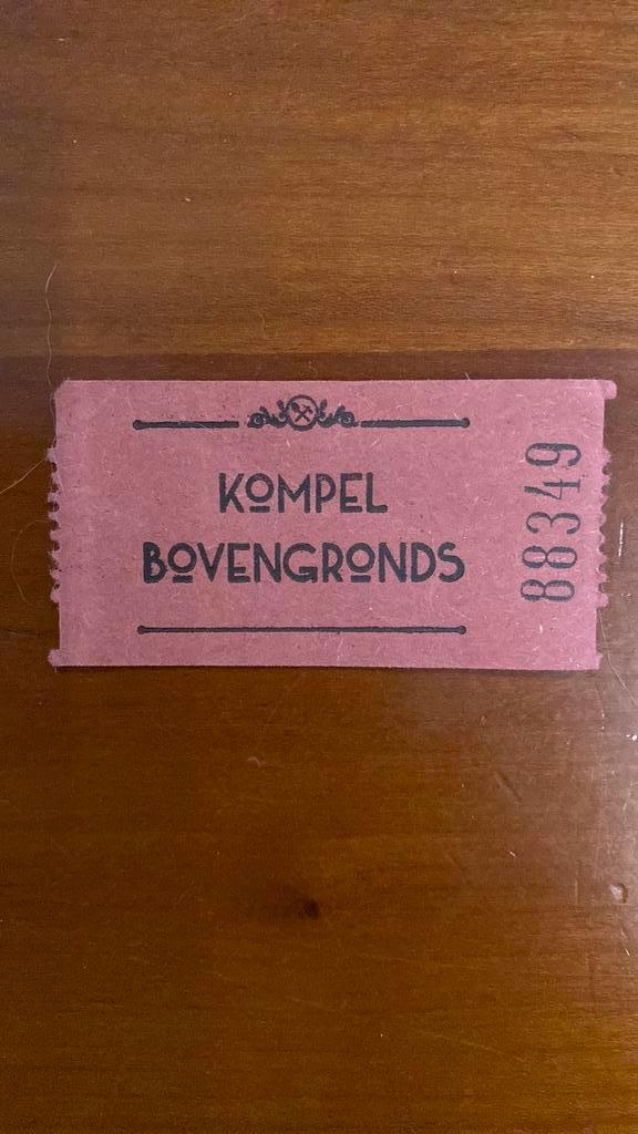 Efteling Baron kompel bovengronds kaartje, Verzamelen, Efteling, Nieuw, Overige typen, Ophalen of Verzenden