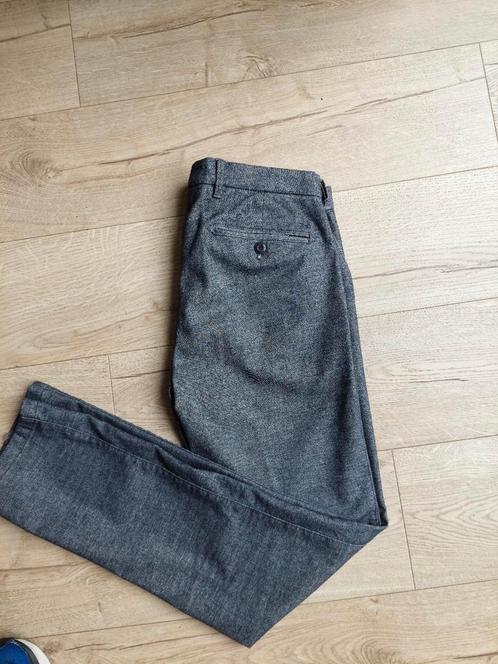 Broek lang101cm Brax 48 grijs 59%katoen 27%poly.13%visc ZGAN, Kleding | Heren, Broeken en Pantalons, Zo goed als nieuw, Maat 48/50 (M)
