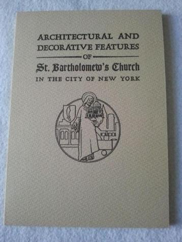 NEW YORK: St Bartholomew's Church / Manhattan Park Avenue beschikbaar voor biedingen