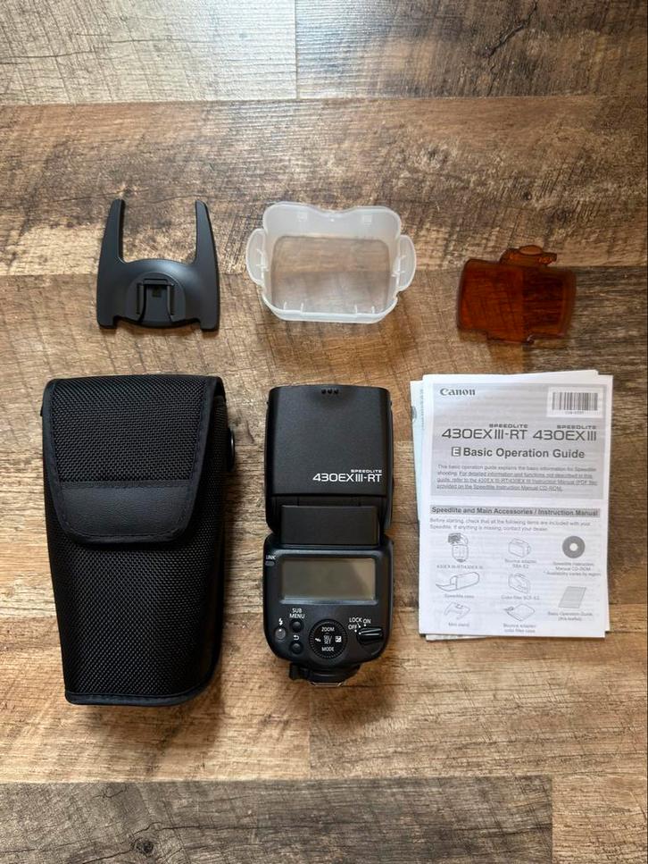 Canon Speedlite 430EX III-RT Flitser ZGAN, Audio, Tv en Foto, Fotografie | Flitsers, Nieuw, Canon, Kantelbaar, Ophalen of Verzenden