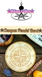 Kompas/Compas Pendel Bord Wicca,Spiritualiteit Nieuwe, Ophalen of Verzenden, Nieuw