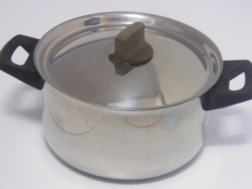 r v s kookpan, Huis en Inrichting, Keuken | Potten en Pannen, Gebruikt, Kookpan of Snelkookpan, Rvs, Keramische plaat, Ophalen of Verzenden