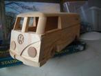 grote volkswagenbus t1 van hout 42cm lang 14cm breed 17cm ho, Ophalen of Verzenden, Zo goed als nieuw, Auto