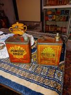 Shell junior 2x jaren 30. Olieblik. Verschillend., Ophalen of Verzenden, Gebruikt, Overige