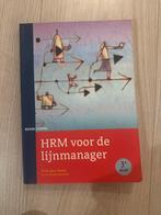 HRM voor de lijnmanager - Studieboek, Ophalen of Verzenden, Zo goed als nieuw, Personeel en Organisatie