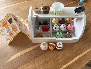 Melissa & doug houten ijskraam ijssalon  beschikbaar voor biedingen