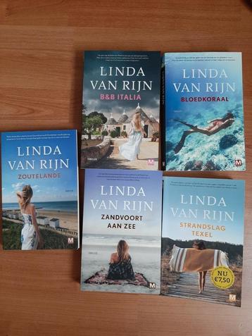 5 boeken Linda van Rijn oa B&B Italia  Zoutelande (500) beschikbaar voor biedingen