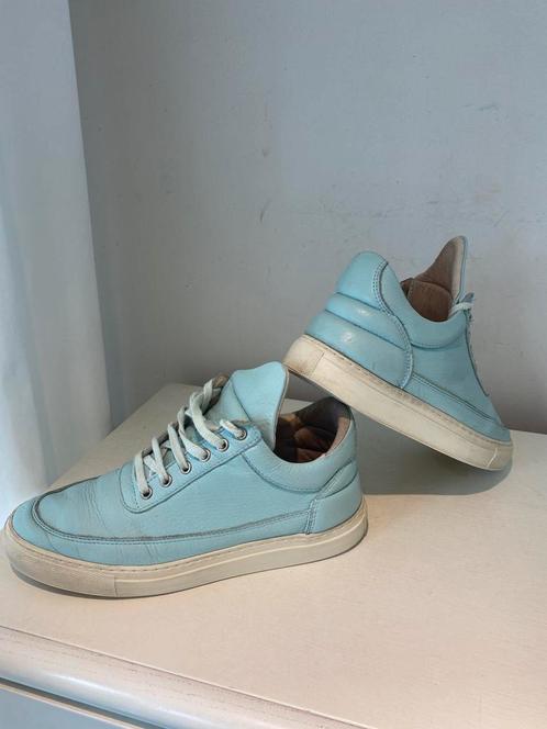 Leren sneakers Filling Pieces maat 39/40. Blauw, Kleding | Dames, Schoenen, Gedragen, Sneakers of Gympen, Blauw, Ophalen of Verzenden