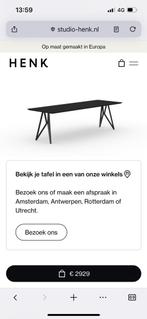 StudioHenk Butterfly eettafel (zwart) set, Huis en Inrichting, Tafels | Eettafels, Ophalen, Overige materialen, Gebruikt, 200 cm of meer