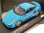 Minichamps Porsche 911 991 Turbo 2013 1:43 Blauw CA04316063, Hobby en Vrije tijd, Modelauto's | 1:43, Nieuw, Overige merken, Ophalen of Verzenden