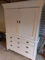 Grenen kabinet geschilderd, Ophalen of Verzenden, Zo goed als nieuw, Minder dan 50 cm, 105 cm of meer