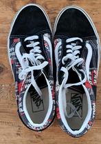 Vans sneaker met tekst mt 40,5, Zwart, Ophalen of Verzenden, Vans, Sneakers of Gympen