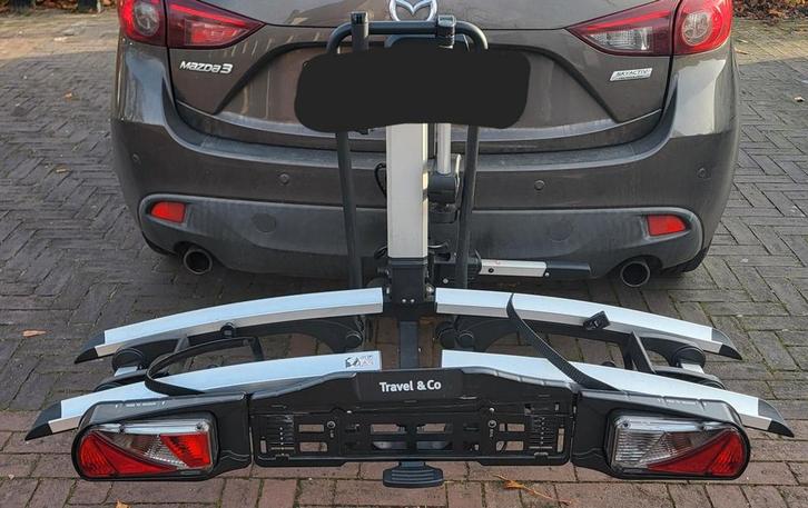 Pro-User Diamant BikeLift Fietsendrager – 13-polig, Auto diversen, Fietsendragers, Gebruikt, Trekhaakdrager, 2 fietsen, Brede banden