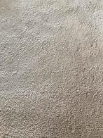 Rond groot vloerkleed beige wol, Gebruikt, Wit, Rond, Ophalen of Verzenden