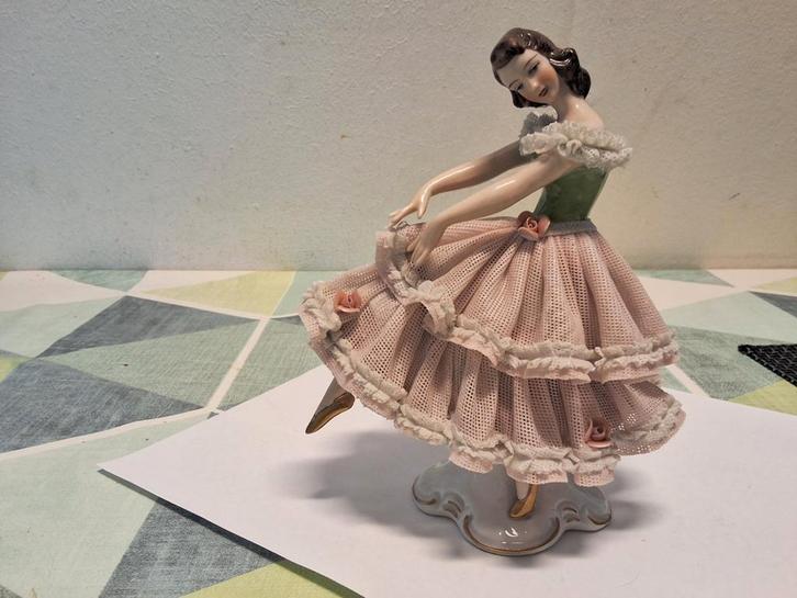 Dresden Art Ballerina Wilhelm Rittirsch, Antiek en Kunst, Kunst | Beelden en Houtsnijwerken, Ophalen of Verzenden