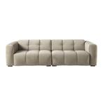 Te koop 3 zits bank, Huis en Inrichting, Banken | Bankstellen, Ophalen, Hout, 100 tot 125 cm, Rechte bank