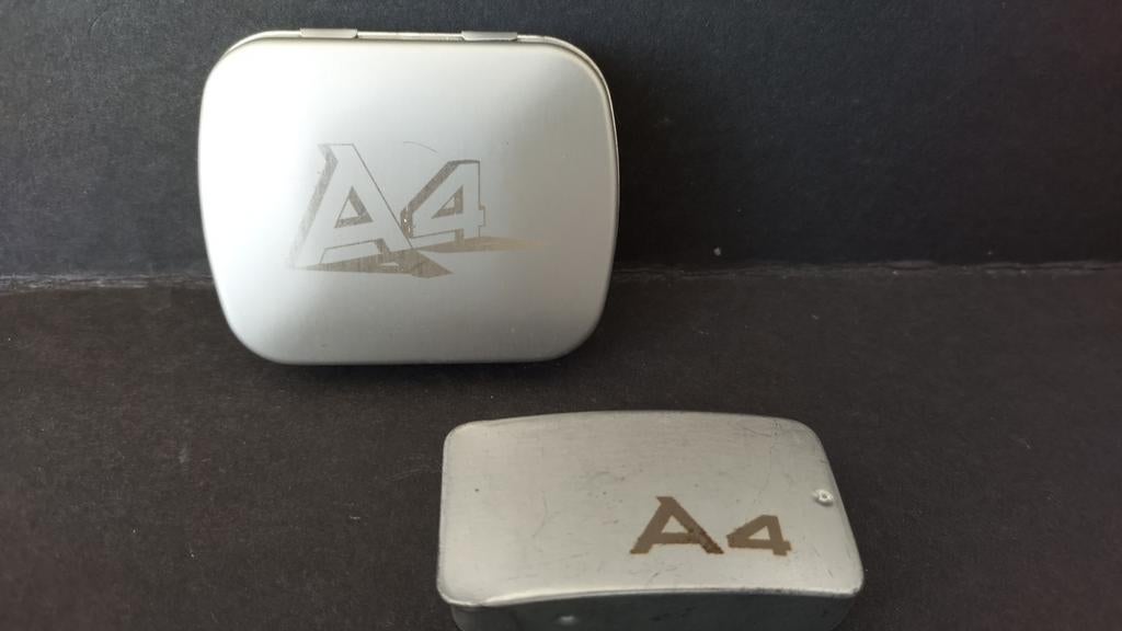 Audi A4 Snoep pepermunt doosjes Pol, Verzenden, Gebruikt, Auto's