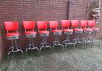 AMERIKAANSE BARKRUKKEN FIFTIES SIXTIES BEL AIR BAR TAFEL, Ophalen, 5 krukken of meer, 60 tot 90 cm, Met voetsteun