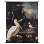 Wandkleed vogel Het drijvend veertje Melchior d'Hondecoeter, Huis en Inrichting, Woonaccessoires | Wanddecoraties, Ophalen