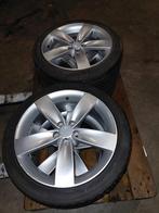 VW/Skoda/Seat/Audi Velgen met Banden - Steek, Gebruikt, Banden en Velgen, 17 inch, Personenwagen