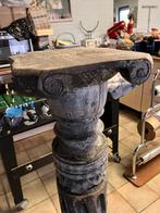Houten zuil/ voetstuk, Ophalen of Verzenden