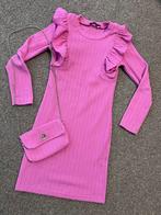Roze Chicaprie jurkje met tasje - maat 8y, Ophalen of Verzenden, Gebruikt, Meisje, Jurk of Rok