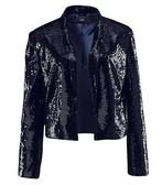 Leuk zwart jasje met pailletten, maat M, Maat 38/40 (M), H&M, Zwart, Ophalen of Verzenden