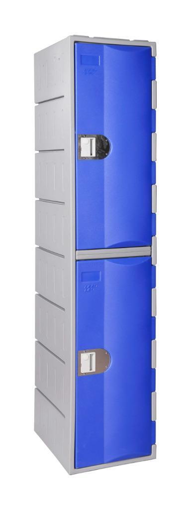 2 vaks HUFTERPROOF kunststof lockerkast, Huis en Inrichting, Kasten | Lockerkasten, Nieuw, Ophalen of Verzenden