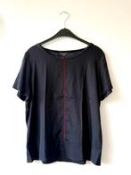 Marccain donkerblauw, glanzende top/shirt maat 42/44, Blauw, Maat 42/44 (L), Ophalen of Verzenden, Zo goed als nieuw