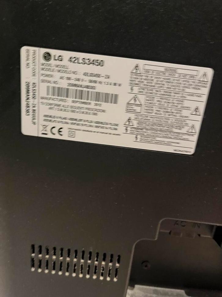 ps4 en LG 42LS3450 106 cm (42 inch) Full HD LCD TV, Audio, Tv en Foto, Televisies, Gebruikt, LCD, 100 cm of meer, Full HD (1080p)