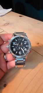 Nixon 51 30 chrono 100mm, Sieraden, Tassen en Uiterlijk, Horloges | Heren, Overige merken, Staal, Staal, Ophalen of Verzenden