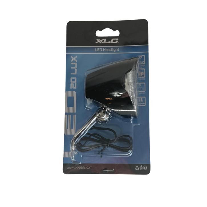 Grote partij XLC CL-D02 Naafdynamo Koplamp - 20 lux LED, Fietsen en Brommers, Fietsonderdelen, Nieuw, Algemeen, Verlichting, Ophalen of Verzenden