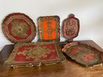 Vintage Florentijnse dienbladen, verschillende maten, Ophalen of Verzenden