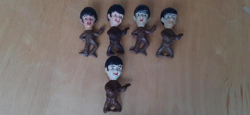 Poppetjes figuur set the Beatles uit de jaren 60., Verzamelen, Muziek, Artiesten en Beroemdheden, Zo goed als nieuw, Pop, Beeldje of Miniatuur