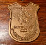Bronzen Plaquette Indoor Brabant 2000, Ophalen of Verzenden, Brons