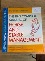 BHS Handboek Paard en Stal Management, Boeken, Ophalen of Verzenden, Zo goed als nieuw, Overige onderwerpen