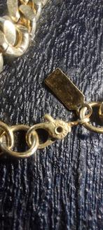 Monet Halsketting - 45cm, Gebruikt, Ophalen of Verzenden, Goud, Overige materialen