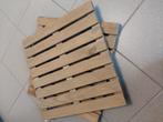 Te koop 6 terras/vlonder delen 52x52x2 cm, Tuin en Terras, Ophalen, Zo goed als nieuw, Hout