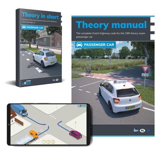 English Car Theory Book Auto Theorieboek met Samenvatting, Boeken, Studieboeken en Cursussen, Zo goed als nieuw, Niet van toepassing