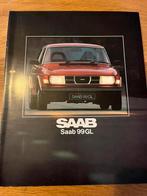 ENG | Folder Saab 99 GL | 1978 - 1979, Ophalen of Verzenden, Zo goed als nieuw, Overige merken
