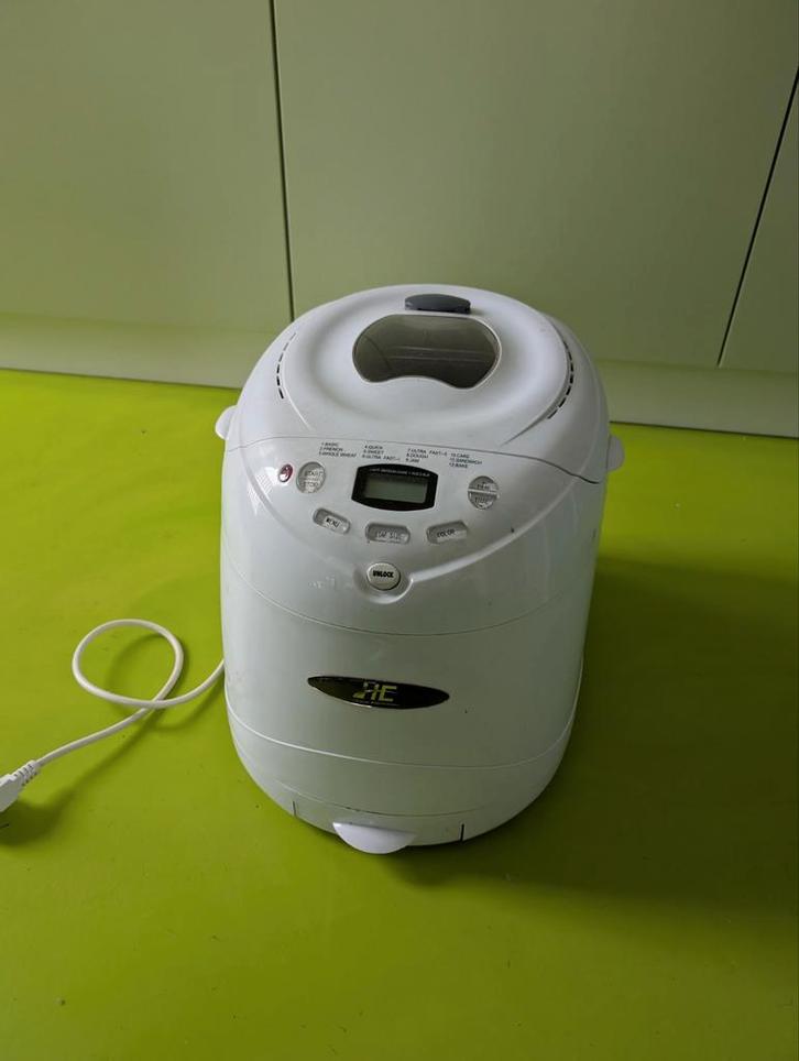 Broodbakmachine HEBR660 - Perfect voor thuisbakken!, Witgoed en Apparatuur, Broodbakmachines, Gebruikt, Met timer, 800 tot 1200 gram deeg