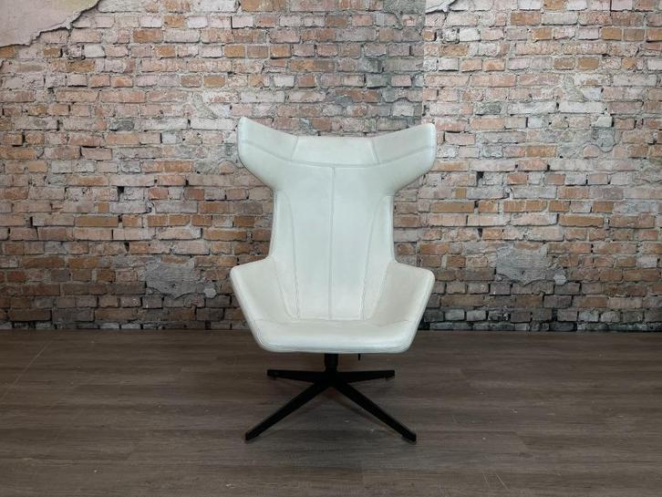 Bij TheReSales: Moroso Take A Line For A Walk, Huis en Inrichting, Fauteuils, Zo goed als nieuw, Leer, 75 tot 100 cm, 75 tot 100 cm