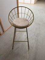 Gouden Kruk met Zachte Zitting, Huis en Inrichting, Barkrukken, Ophalen, Gebruikt, 60 tot 90 cm, 1 kruk