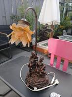 Antieke tafel lamp , brocant , polystone, Antiek en Kunst, Ophalen of Verzenden