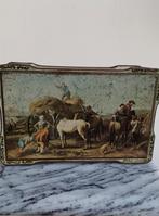 Oud koekblik Jacht tafereel, Verzamelen, Blikken, Ophalen, Gebruikt, Koek(jes)