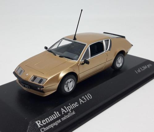 Renault Alpine A310 Bruin Schaal 1:43 Minichamps 400 113500, Hobby en Vrije tijd, Modelauto's | 1:43, Nieuw, Auto, MiniChamps