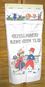 voordoek/ overdoek/ voordoek Gezelligheid...., Antiek en Kunst, Antiek | Keukenbenodigdheden, Ophalen of Verzenden